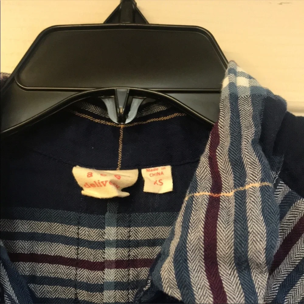 Ace Delivery Plaid button down shirt Nordstrom - Picture 2 of 4